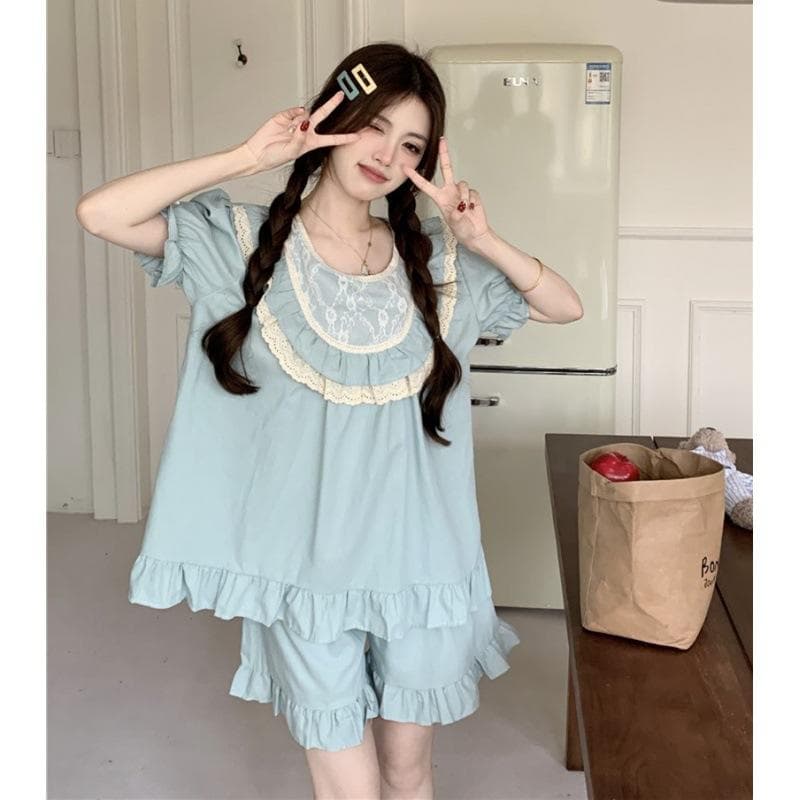 B50 Bộ thô đũi viền bèo QC