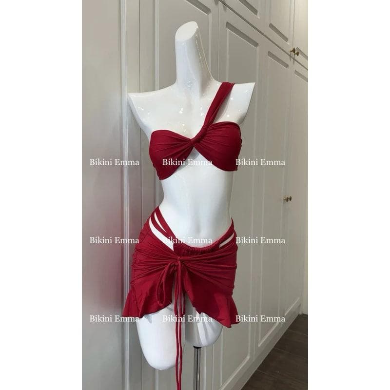 Bi40 - Đồ Bơi 3 Món Nơ Vai