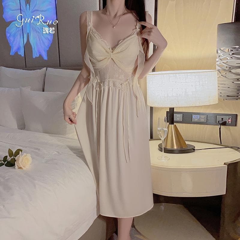 V26 Váy voan tiểu thư dáng dài QC